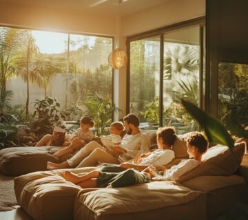 Families learning digital content creation skills generative ai 360x320