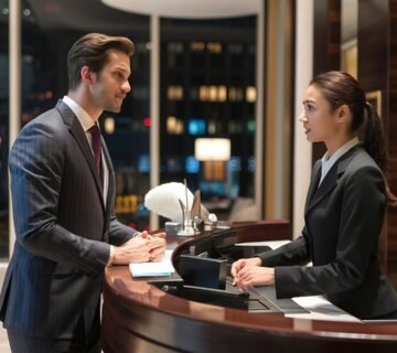 Man hotel reception 360x320